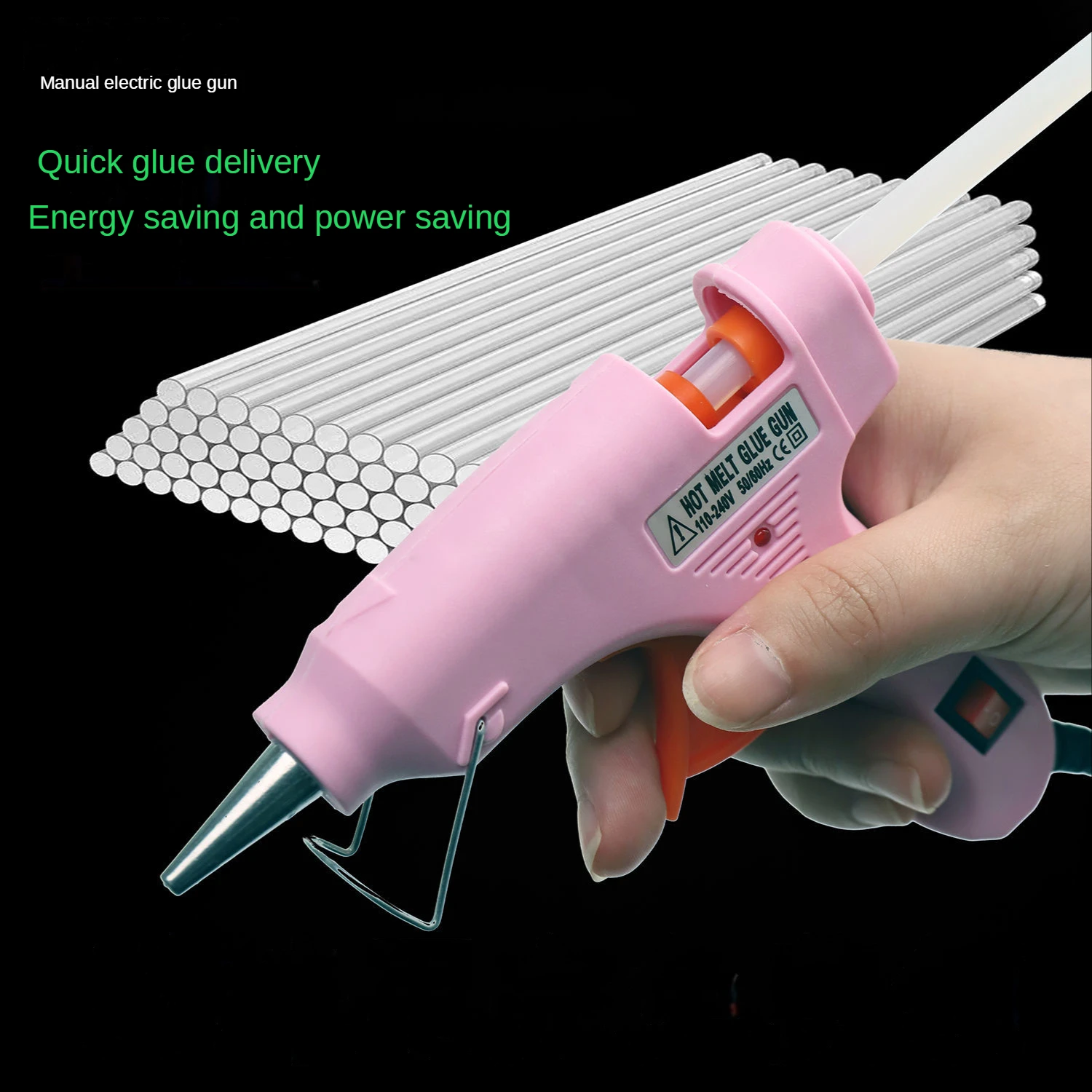 7mmhotmeltsmallgluestickmanualelectricmeltgluegunmanualdiy