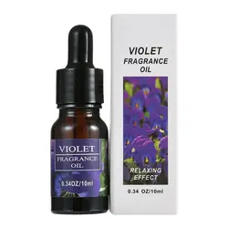 Aromatherapy Scented Essential Oils Set with Dropper for Home and Auto Freshening (Violet)