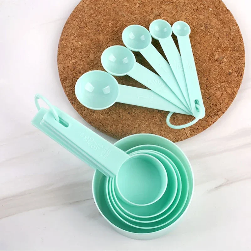 Kitchen Measuring Spoons Measuring Spoon Set Measuring Cup And Spoon Set 10pcs/set Kitchen Measuring Spoon Measuring Cups Tools Portable Plastic Coffee Sugar Scoop Kitchen Gadgets
