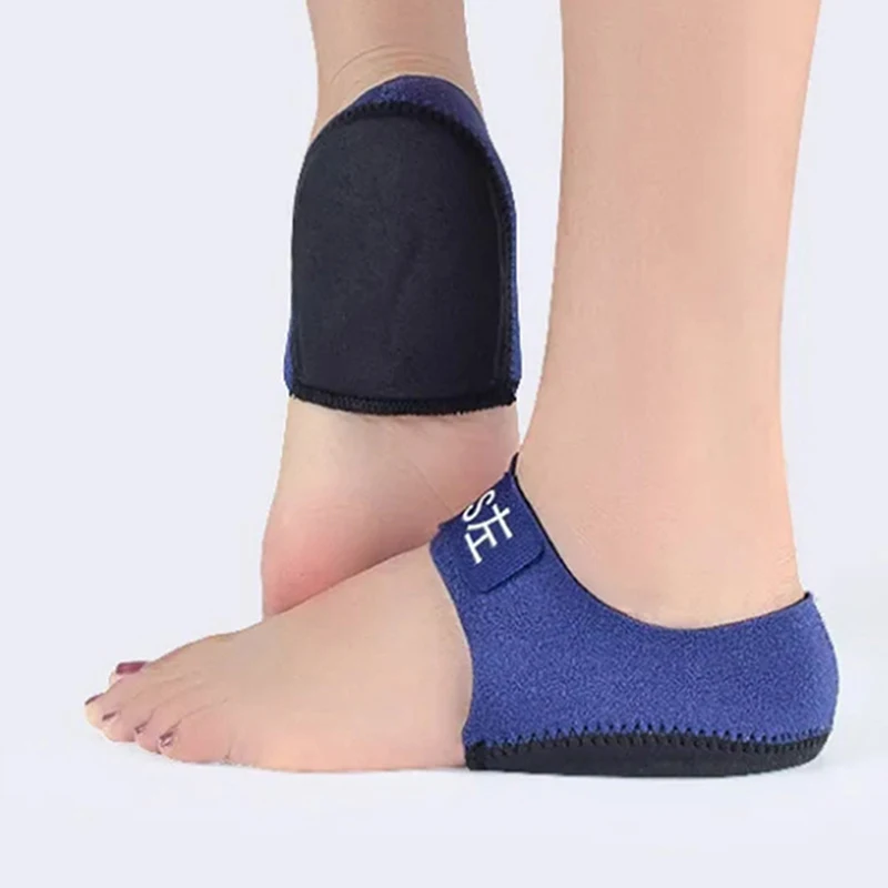 

2pcs Plantar Fasciitis Heel Socks Anti-Crack Elastic For Achilles Tendonitis Calluses Spurs Cracked Feet Pain Relief Heel Pads