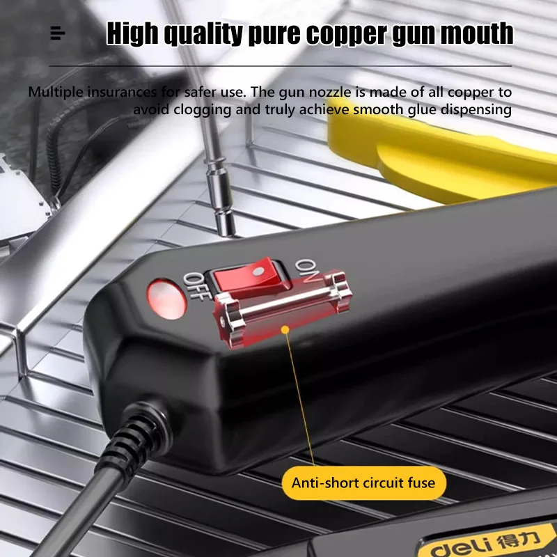 Hot Glue Gun BAIHU 80W 100W Glue Gun Hot 3.6V Silicone Gun Hot Melt Glue with 20pcs Premium Sticks for DIY Crafts Arts