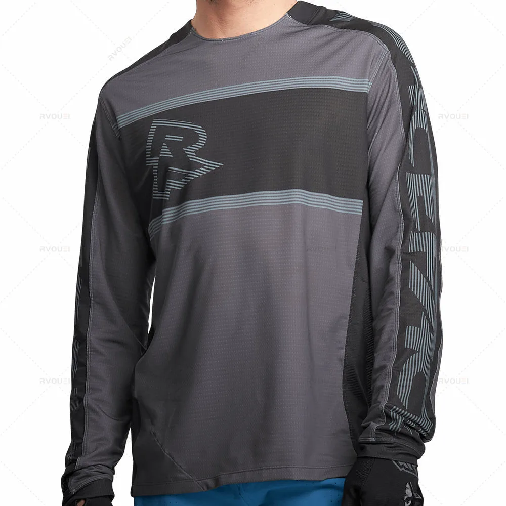 Nueva camiseta de descenso de montaña RACE FACE, camiseta de motocross, camiseta de enduro MTB MX BMX, camiseta de ciclismo, camiseta de ciclismo DH, maillot ciclismo hombre