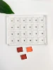 Yicai  New 24 Slots Square Shape Transparent Acrylic Durable Using Empty Magnetic Palette Slot Size: 25*22mm 3