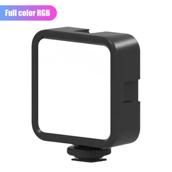 RGB LED Video Light Adjustable Brightness Live Streaming Light Rechargable Studio Photo Light for Photography for Live Streaming 2