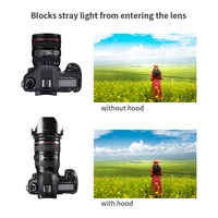 52mm 55mm 58mm 62mm 72mm 82mm Screwed Flower Petal Lens Hood Lens Hood for Canon Nikon Sony Olympus Pentax Camera Lens Accessory - Image 4