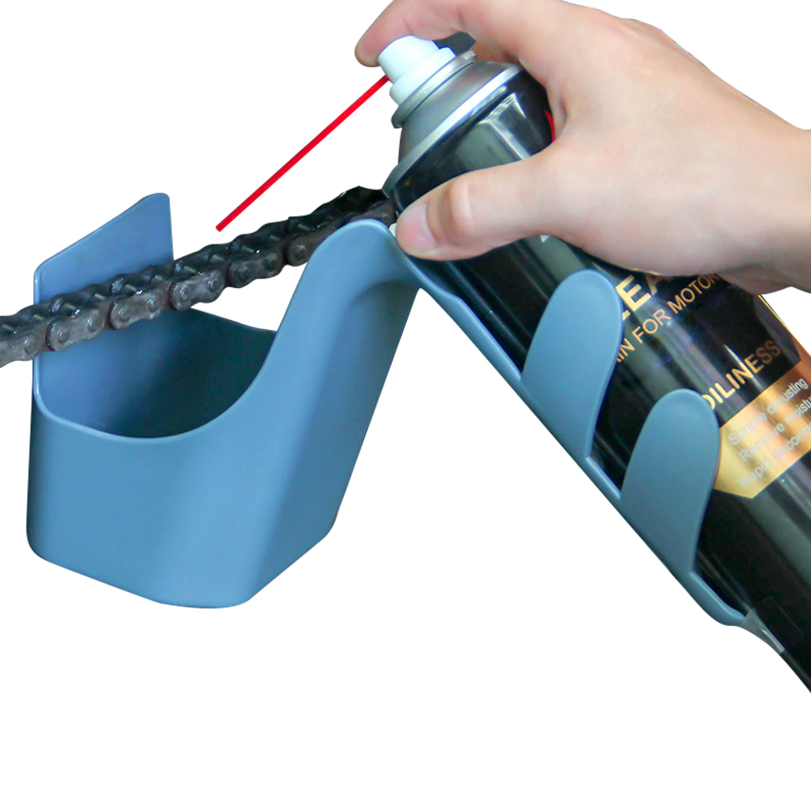 

Ящик для инструментов для хранения масла на велосипедной цепи, прочный масляный инструмент для защиты мотоцикла и велосипеда, инструмент для очистки смазки для велосипеда, решает загрязнение отходов