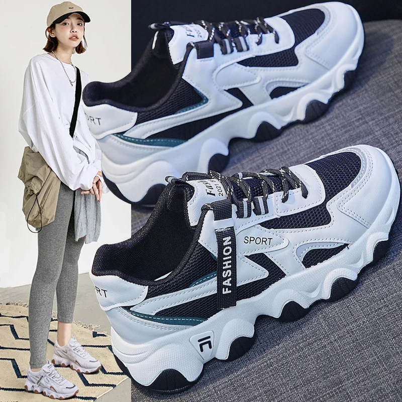 Zapatillas Deportivas Mujer Cestini Femme Sneakers Donna Platform Designer Tenis Feminino Frete Gratis Flat New Rock Sports Goth