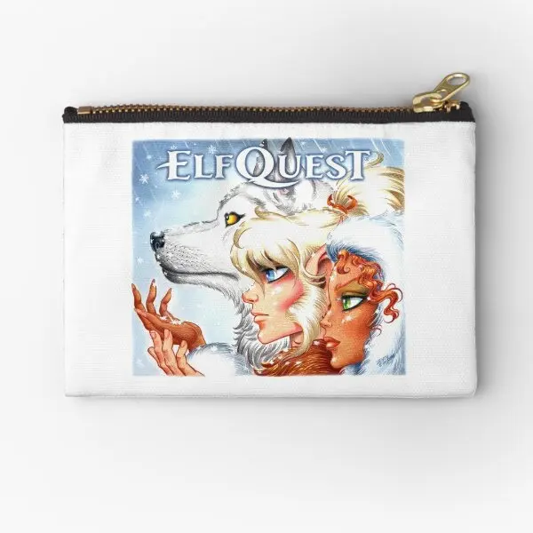 

Кармашки Elfquest на молнии для женщин и мужчин, праздничное нижнее белье для монет, трусиков, ключей, носков, кармашек в чистой упаковке
