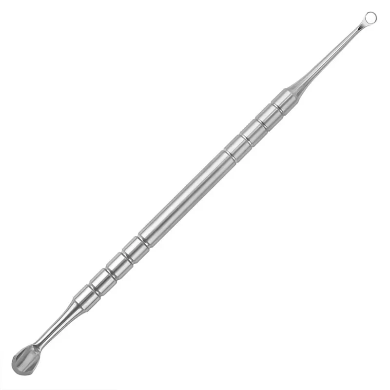 Nail Art Tools Nail Cuticle Pusher Nail Dead Skin Pusher Circled/Horsehoe Header Stainless Steel Pusher Nail Cuticle Remover Manicure Art Tool