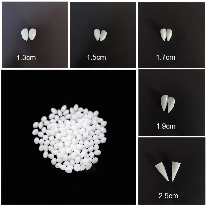 Spooky Halloween Vampire Fangs with Adhesive