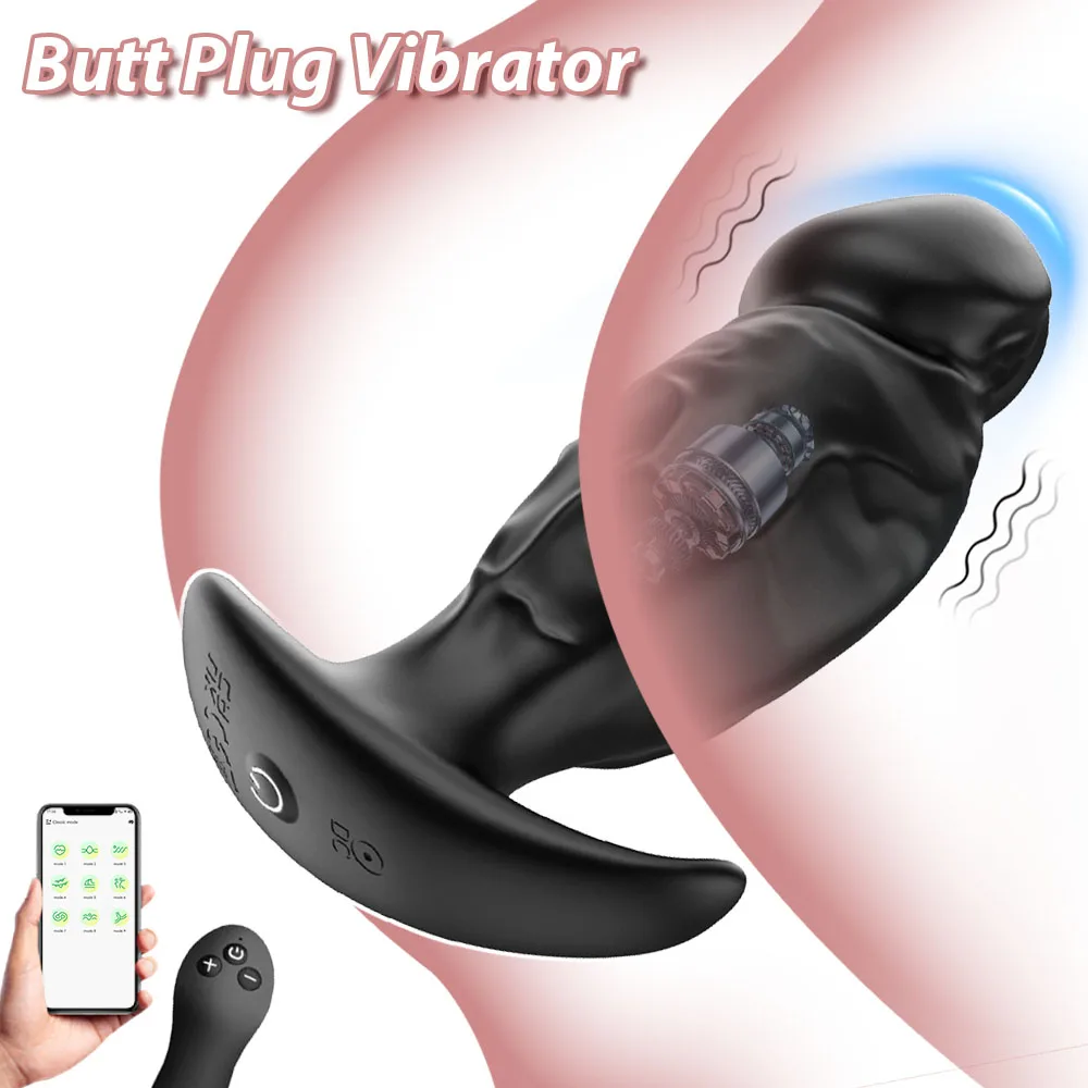 APP Control Butt Plug für Frauen Männer Anal Plug Vibrator Drahtlose Fernbedienung Prostata-massagegerät Stimulator Sex Spielzeug für Frauen 1