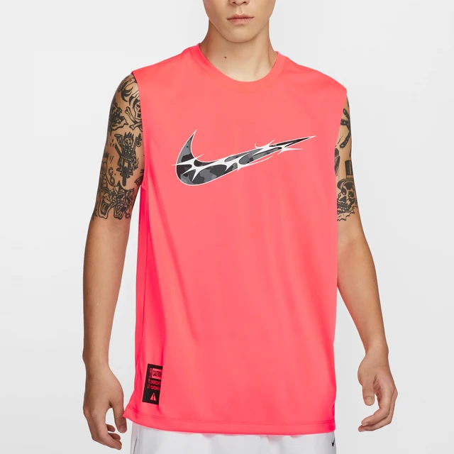 Nike officiel nouveau débardeur d'entraînement sans manches respirant à col rond pour hommes HM4463-605 1