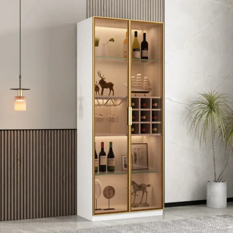 Wooden Display Wine Cabinets Wall Storage European Furniture DF32FS