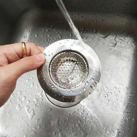 

Stainless Steel Sink Strainer Filter Water Stopper Floor Drain Hair Catcher Stopper Bathtub Plug Bathroom Accessories