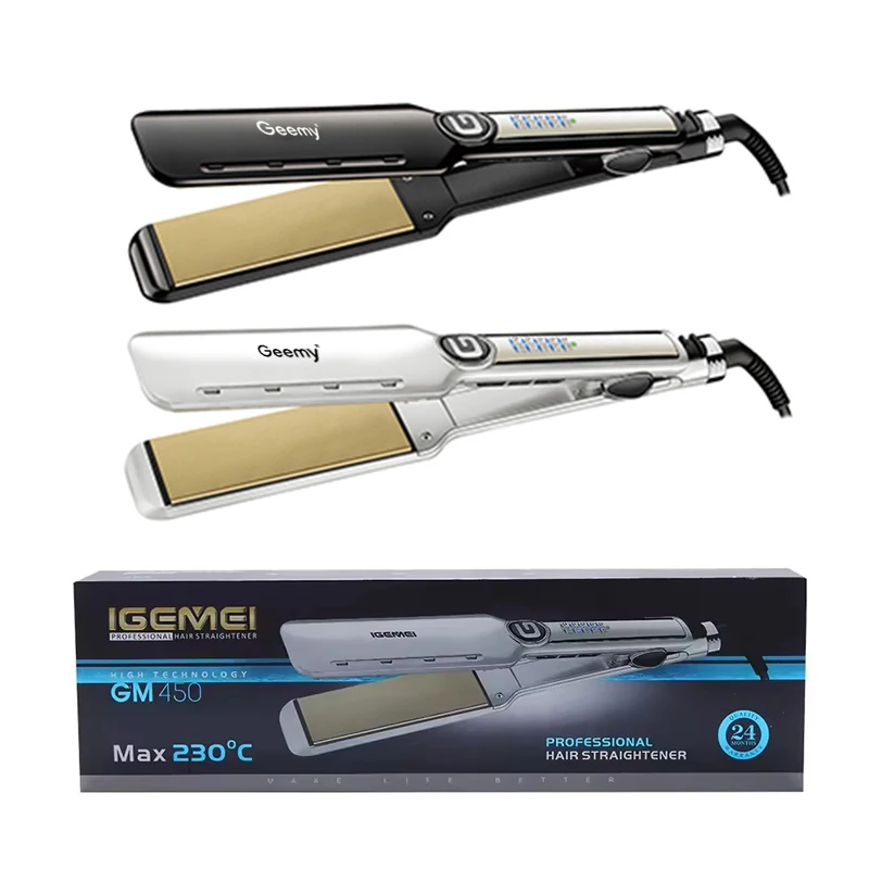 Hair Iron Plancha Gemei Gemei GM-2955W Professional Curling Iron