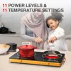 4400W Electric Cooktop 220V Double Burner Electric Ceramic Stove Household Cooker Infrared Ceramic Cooktop Multi-Head Stove 2