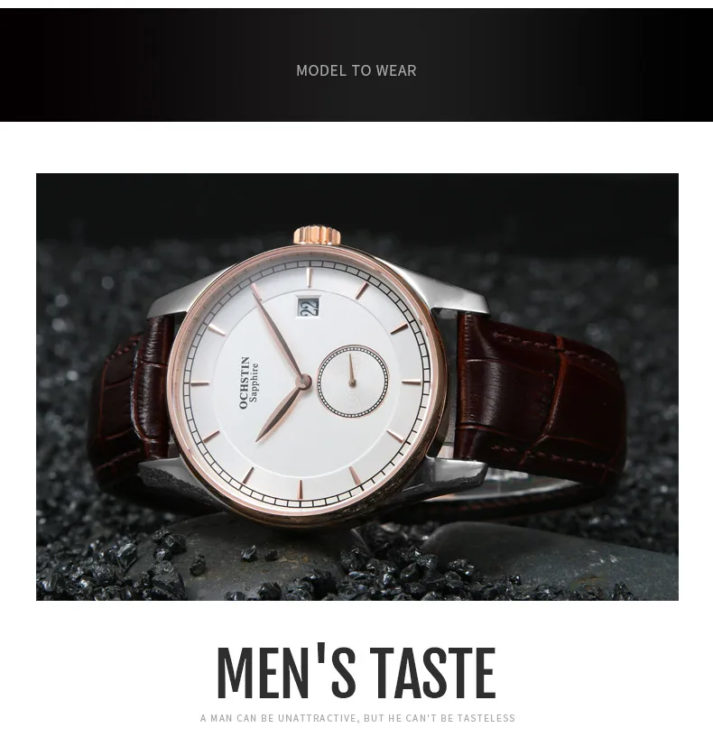 2023 New OCHSTIN 41MM Pilot Men Quartz   Watches Top Brand Sapphire Glass Quartz Watch 30ATM Waterproof Watch for Men