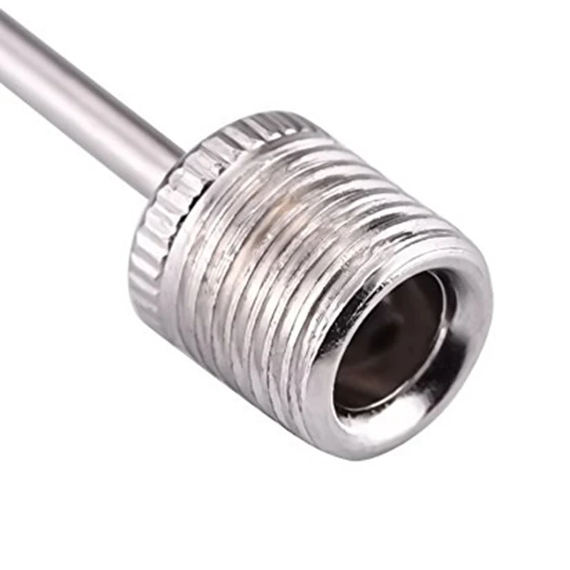 Sport Ball Inflating Pump Needle 5/10/20pcs For Football Basketball Soccer Inflatable Air Valve Adaptor Stainless Steel Pump Pin ball inflating needle