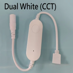 Smart WiFi Mini LED Controller with App & Voice Assistant Integration (CCT Dual White)