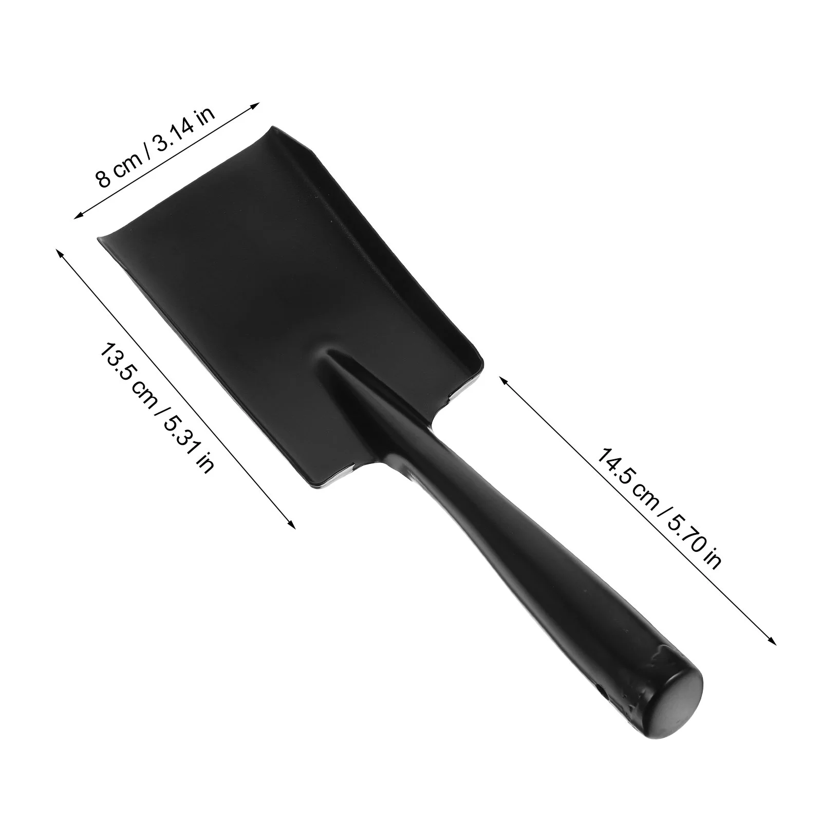 Gardening Beach Metal Ash Home Fire Pit Fireplace Outdoor Snow Dustpan Small Manganese Steel Cleaning Tool for Driveway