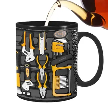 Toolbox Mug - Yellow Handled tools