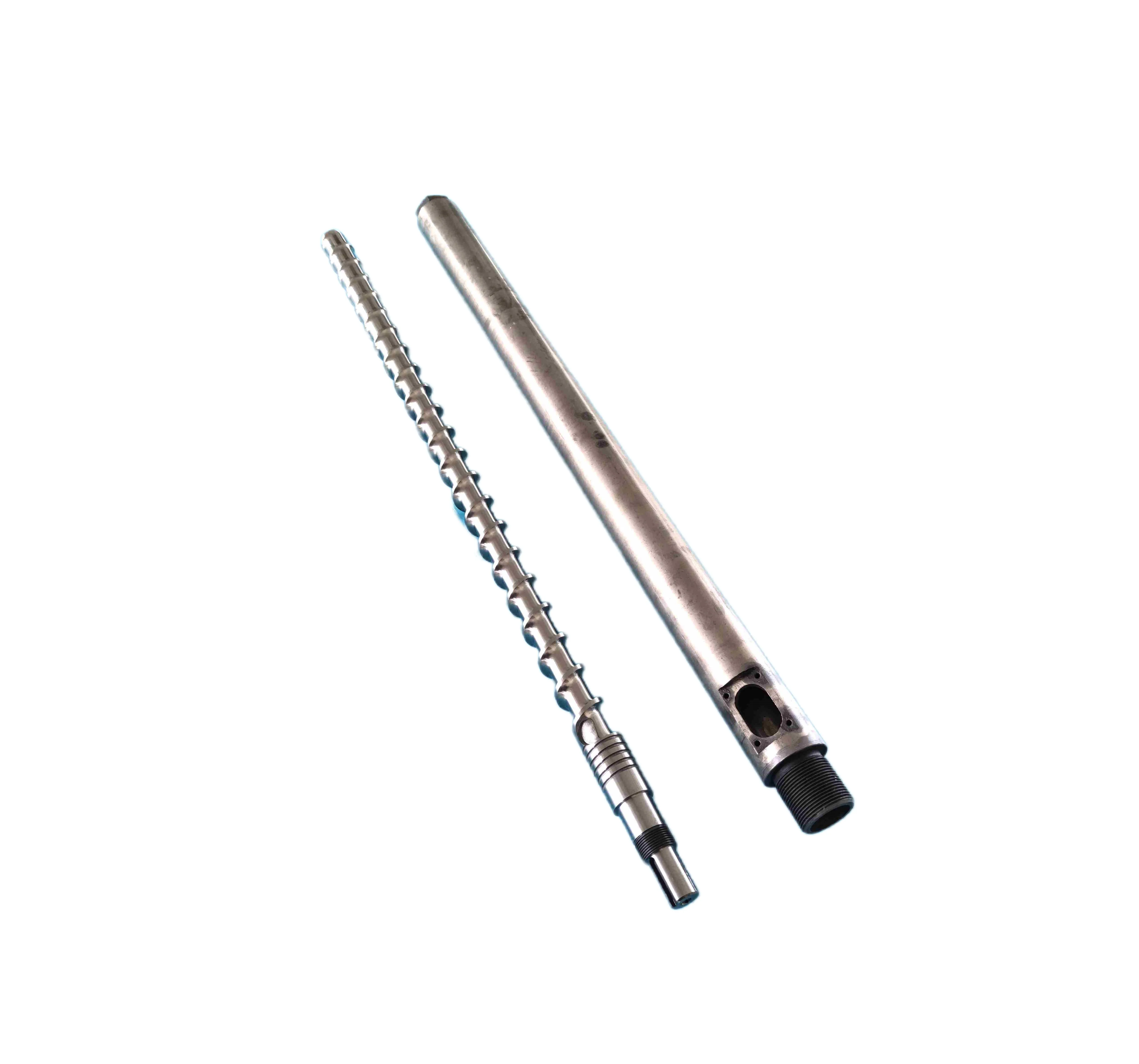 

30mm Diameter Injection Molding Screw Kit with Barrel Nozzle Meltingplot GmbH design