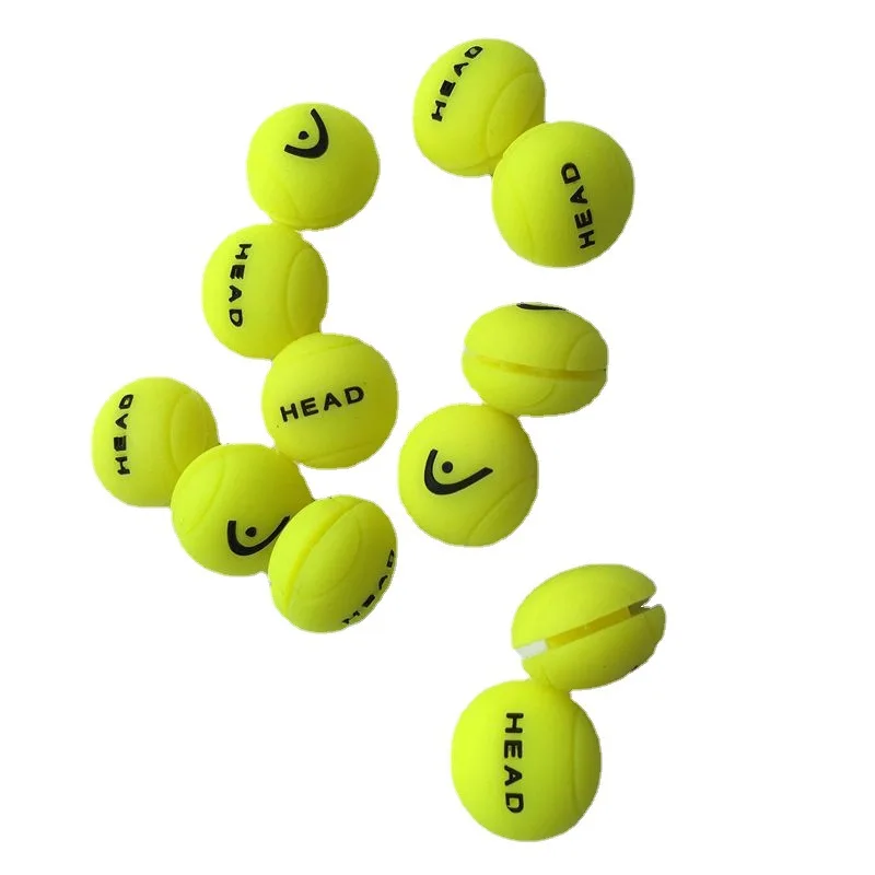 HEAD 3D Fluorescent Yellow Ball Shock Absorber Silicone Tennis Racket Shock Absorber Cushioned Tennis Racket Accessories tennis accessories,tennis racket shock absorber
