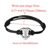 Custom Unisex Stainless Steel Heart Cremation Urns Bracelet for Ashes Memorial Bracelets Jewelry Adjustable Length 17cm-25cm 4