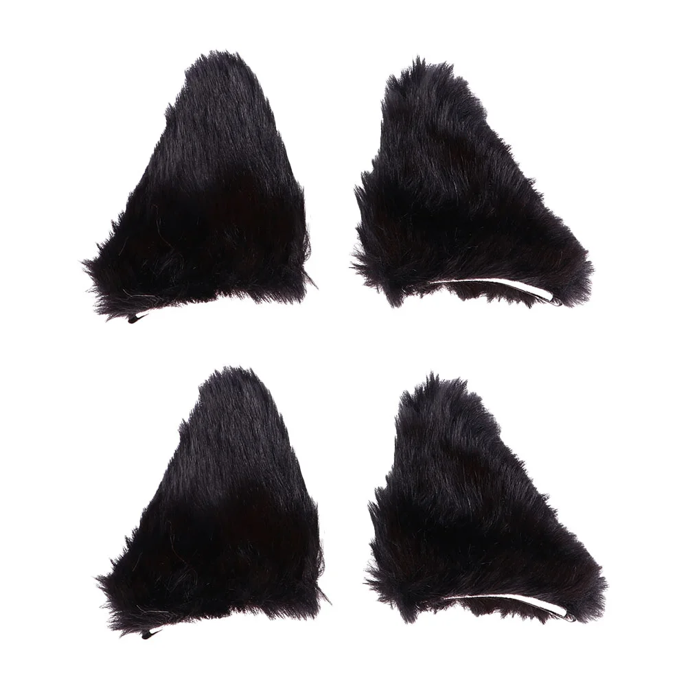 Clothes Cat Ears Hair Clips Fox Ears Barrettes Furry Cat Ear Hair Headband Headwear Cosplay Accessories Girl Outfits