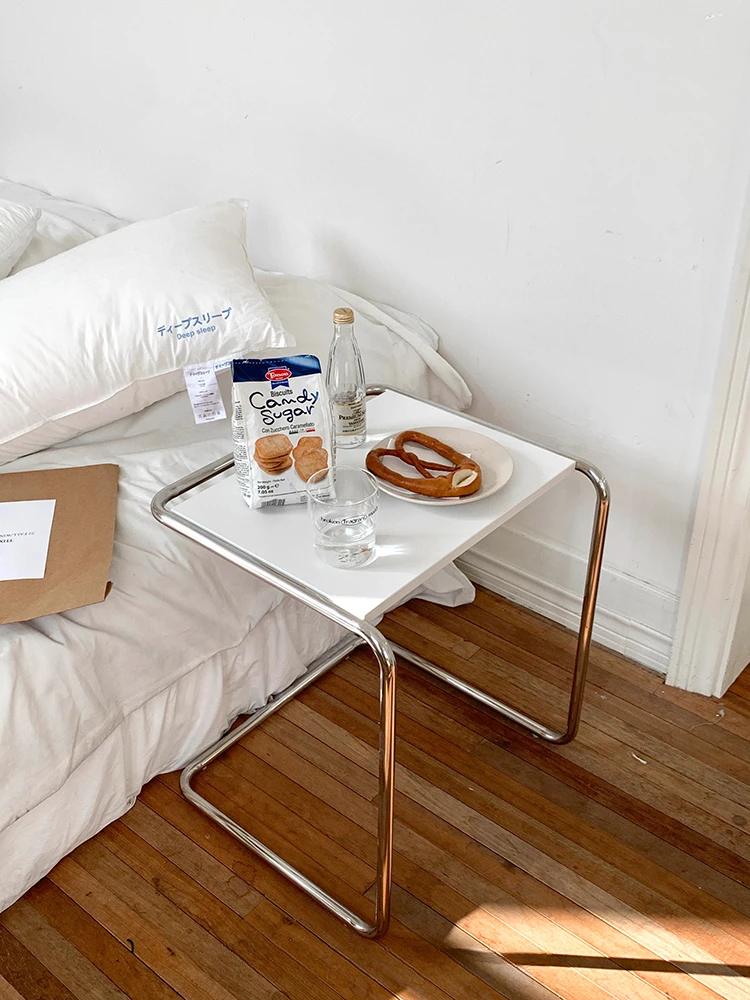 

Side table, cream style, small unit, internet red living room, coffee table, bedside storage rack