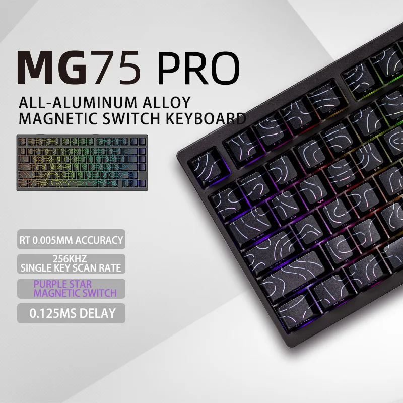 IROK MG75 PRO MAX 8K 磁気スイッチゲーミングキーボード 0.005mm RT