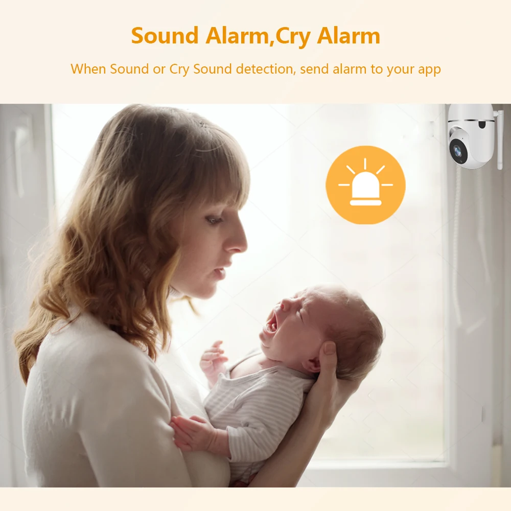 720P Baby Monitor Smart Home Surveillance Camera with Wifi