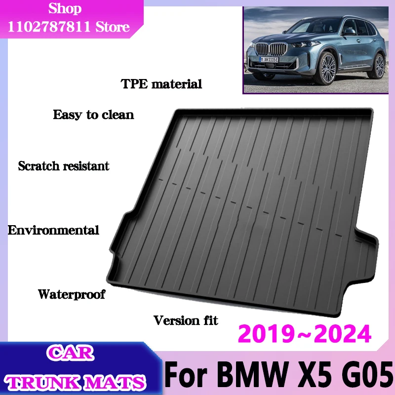 

Car Trunk Cushion for BMW X5 G05 G18 2019~2024 2023 2022 Anti-scratch Waterproof Protect TPE Tray Mats Storage Pad Accessories