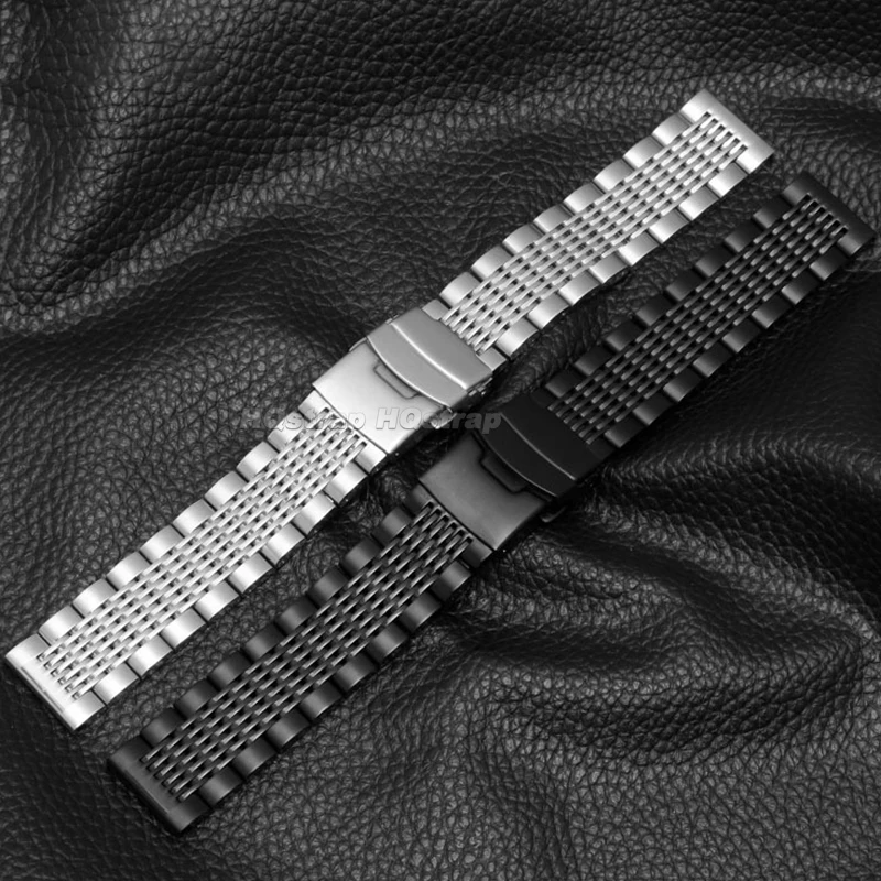 Premium Solid Stainless Steel Mesh Bracelet with Folding Buckle - Universal Fit Wristband