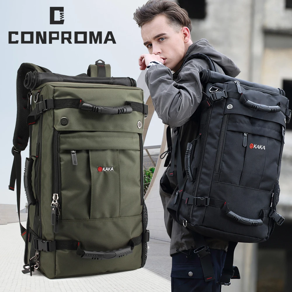 

Backpacks Male Outdoor Luggage Bag Laptop Bag 17inch Waterproof Travel Men Women Multifunction Large-capacity Duffel Bag