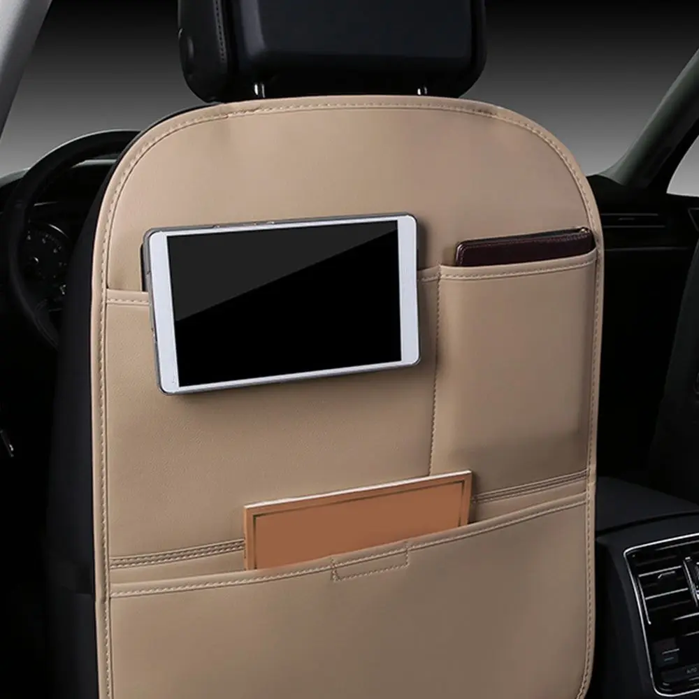 New Anti-kick Mat Case Backrest Cover Organizer Pocket Children Kick Pad Car Seat Back Protector Auto Storage Bag