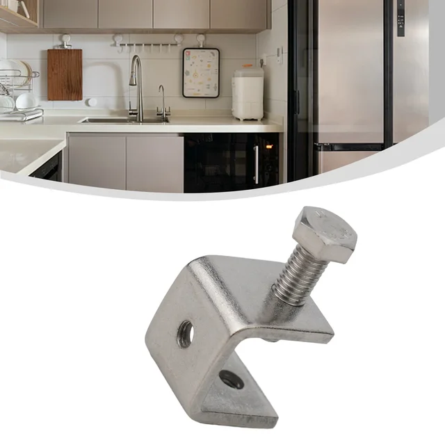 C-clamp Jaw Stainless Steel C Clamps Corrosion-resistant Rust-proof Adjustable Positioning Screw For General Clamping Needs 3