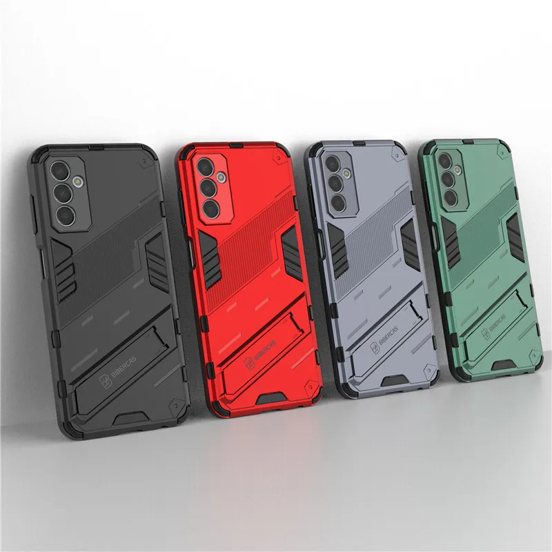 Per Samsung Galaxy M13 4G Custodia Samsung M13 Cover Punk Stlye Hard Armor Pc Paraurti In Silicone Antiurto Per Galaxy M13 4G 6.6 Pollici