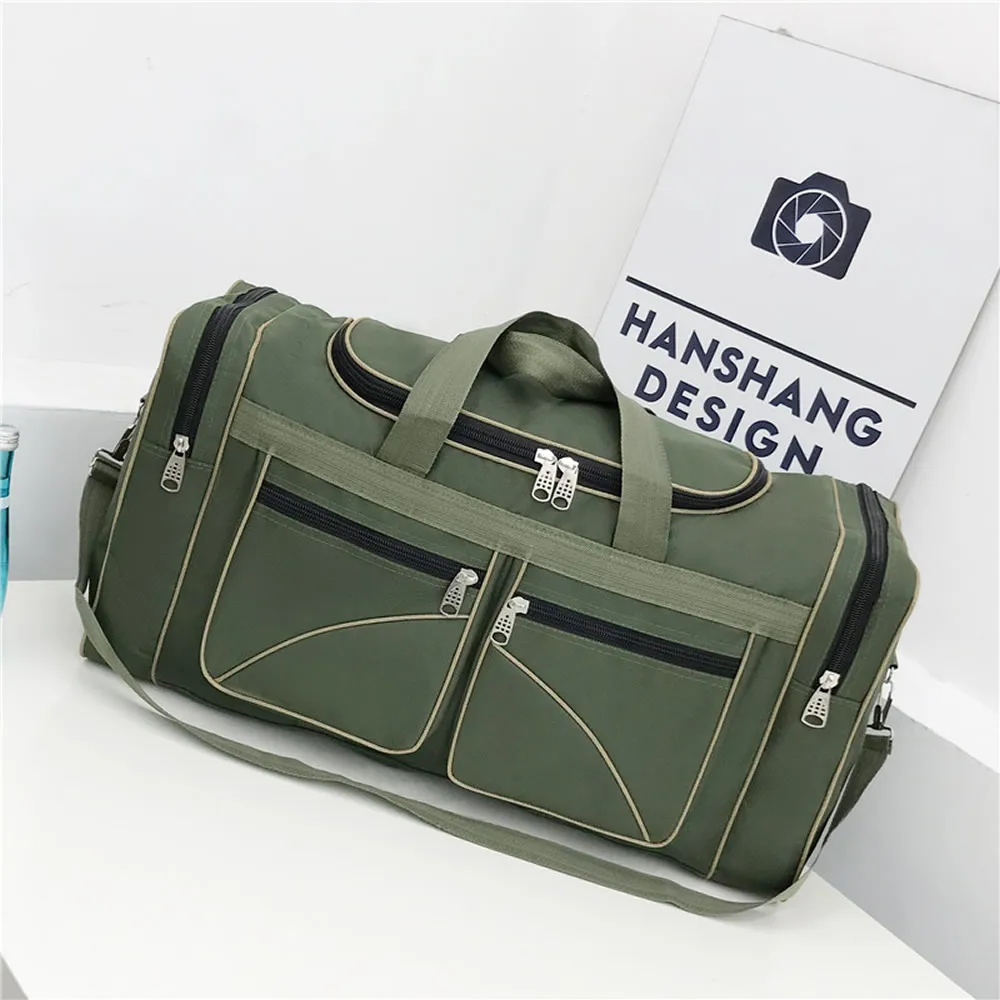 GNWXY Extra Large Moving Bag Girl Minimalist Male Luggage Bag Foldable Sports Bag Oxford Large Capacity Handheld Crossbody Bag