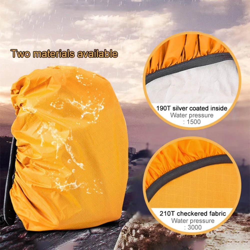 30-65 L Backpack Rain Cover Outdoor Hiking Climbing Bag Cover Multipurpose Waterproof Case High Capacity Camping Dust Raincover