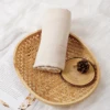 Happy Flute 1Pc 120*120CM Muslin Blanket Newborn Cotton Baby Swaddle Towel Baby Warp Bath Towel Cotton 70%Bamboo+30%Cotton 6