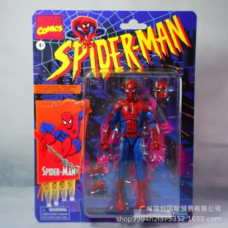 thumbnail image 1 of Figura de acción de Venom de 6 pulgadas de Marvel Legends Retro Spider Man, edición limitada de Sdcc, figuras de Venom, modelos coleccionables, regalos, juguetes, 1 of 5