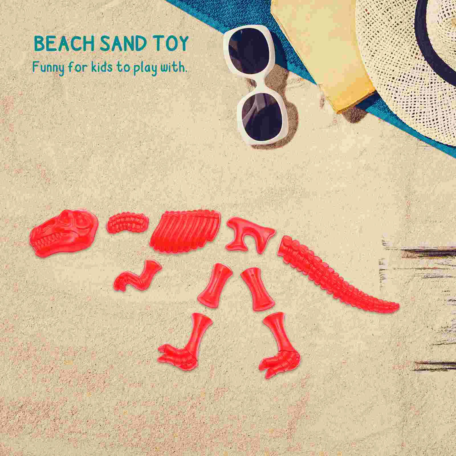 Mold Beach Toy Sand Dinosaur Molds Kids Toys Children’s for DIY Plastic Playing with Plasticine 3