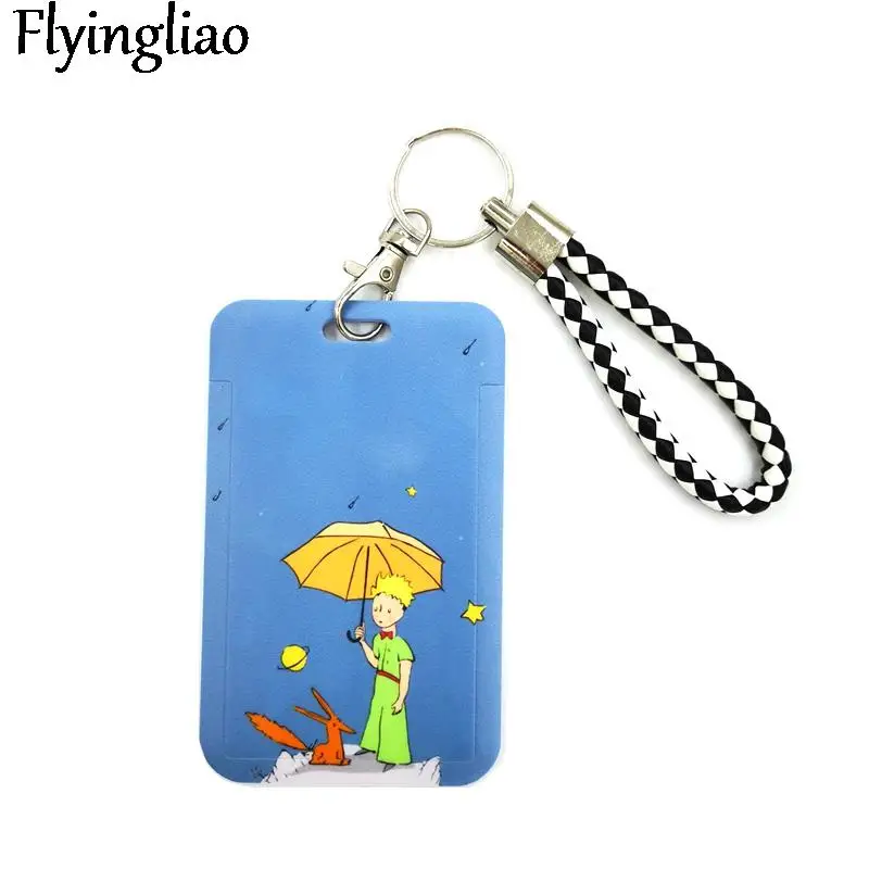 Little prince blue Credit Card ID Holder Bag Student Women Travel Bank Bus Business Card Cover Badge Accessories Gifts