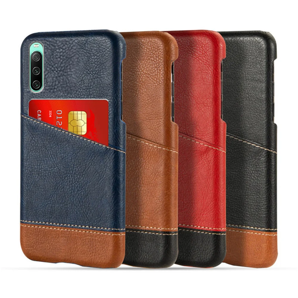 

Luxury Case For Sony Xperia 10 III II IV Case Card Slot Holder Mixed Splice PU Leather Cover For Sony Xperia 10 II 10i 10III