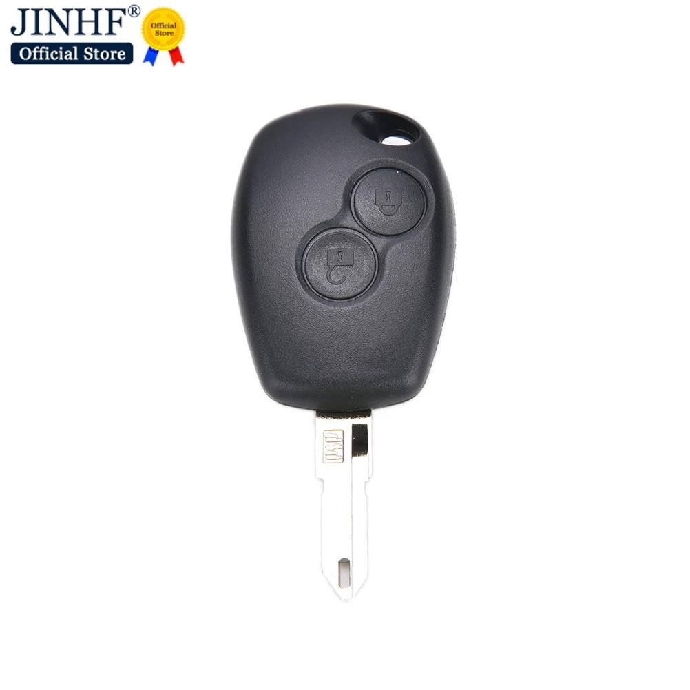 Carcasa de llave remota RENAULT Clio DACIA Sandero, 2 botones, de coche| - AliExpress
