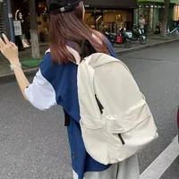 Black Grey White Red Versatile Backpack High Quality Large Capacity Waterproof Travel Bag Washable Nylon Computer Bag Unisex 2