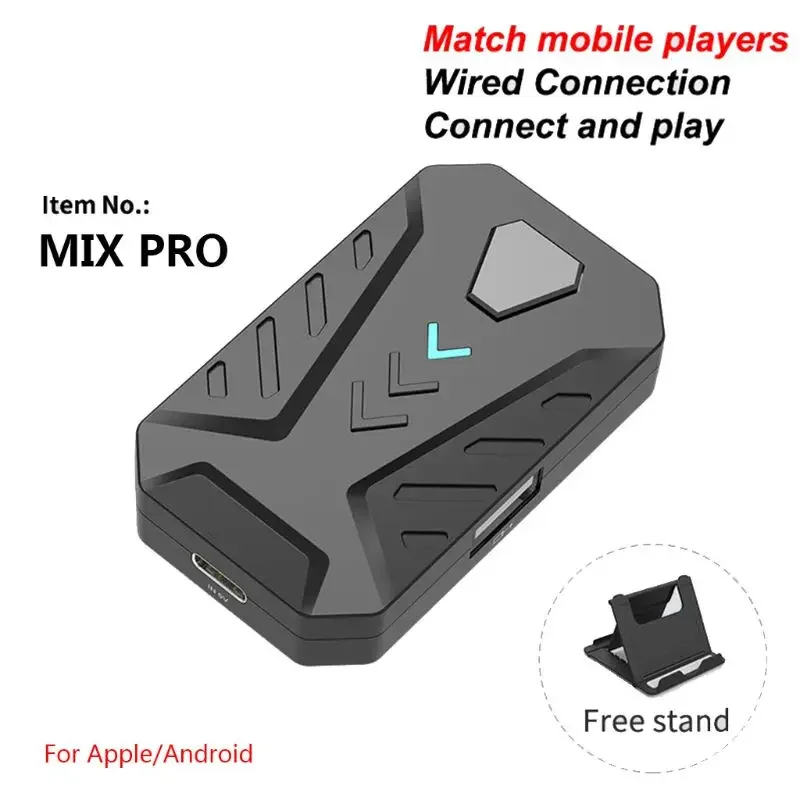 Mouse and Keyboard Converter Adapter Portable Mobile Gaming Keyboard Mouse Converter Adapter MIX PRO / MIX LITE Device Tablet Density Shooting mouse and keyboard converter adapter