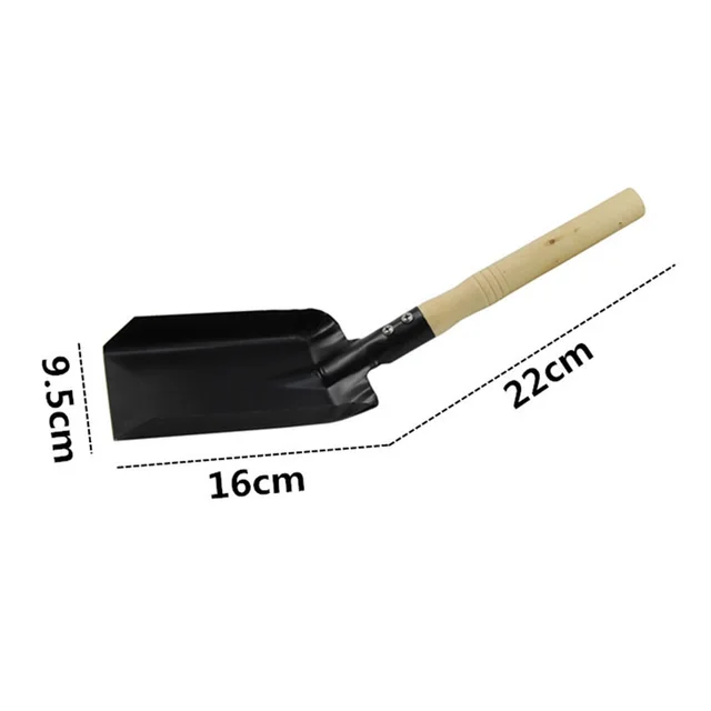 Multifunctional Shovel Chimney Shovel Fireplace Tool Steel Dustpan Ash Shovel Fireplace Cleaning Tool Gardening Tool 3