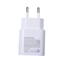 Samsung 25W Type C Super Fast Charge Adapter for EU White Charger